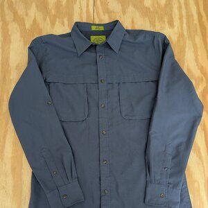 St John's Bay Long Sleeve Quick Dry Shirt Men's (Medium)